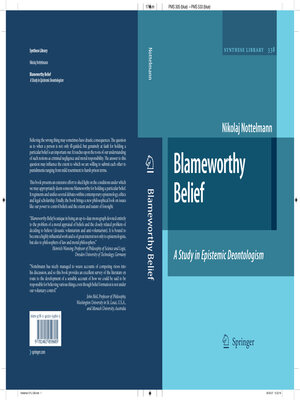 cover image of Blameworthy Belief